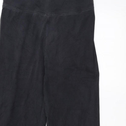 Womens UK Size 12 Preworn Regular Fit  Black Trousers