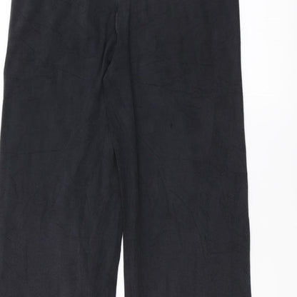 Womens UK Size 12 Preworn Regular Fit  Black Trousers