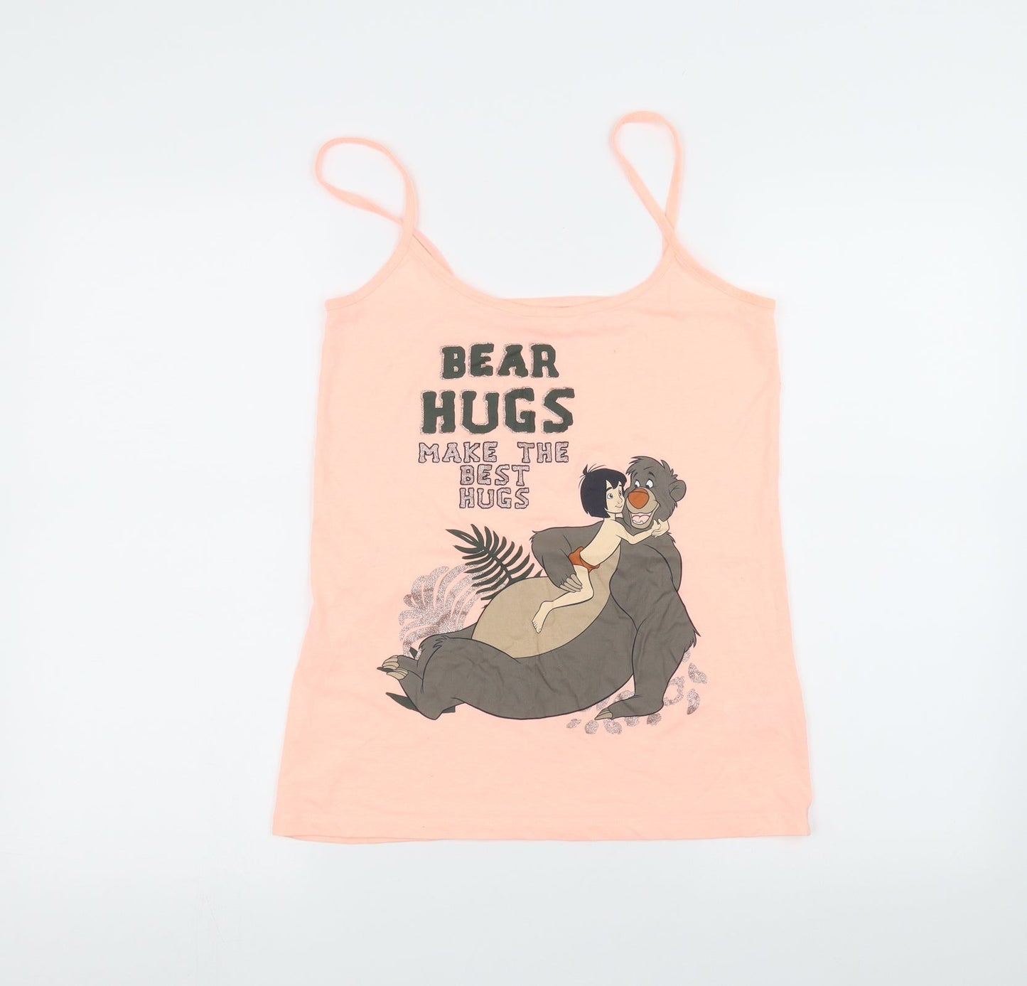 Womens UK Size S Disney Pink Basic Tank