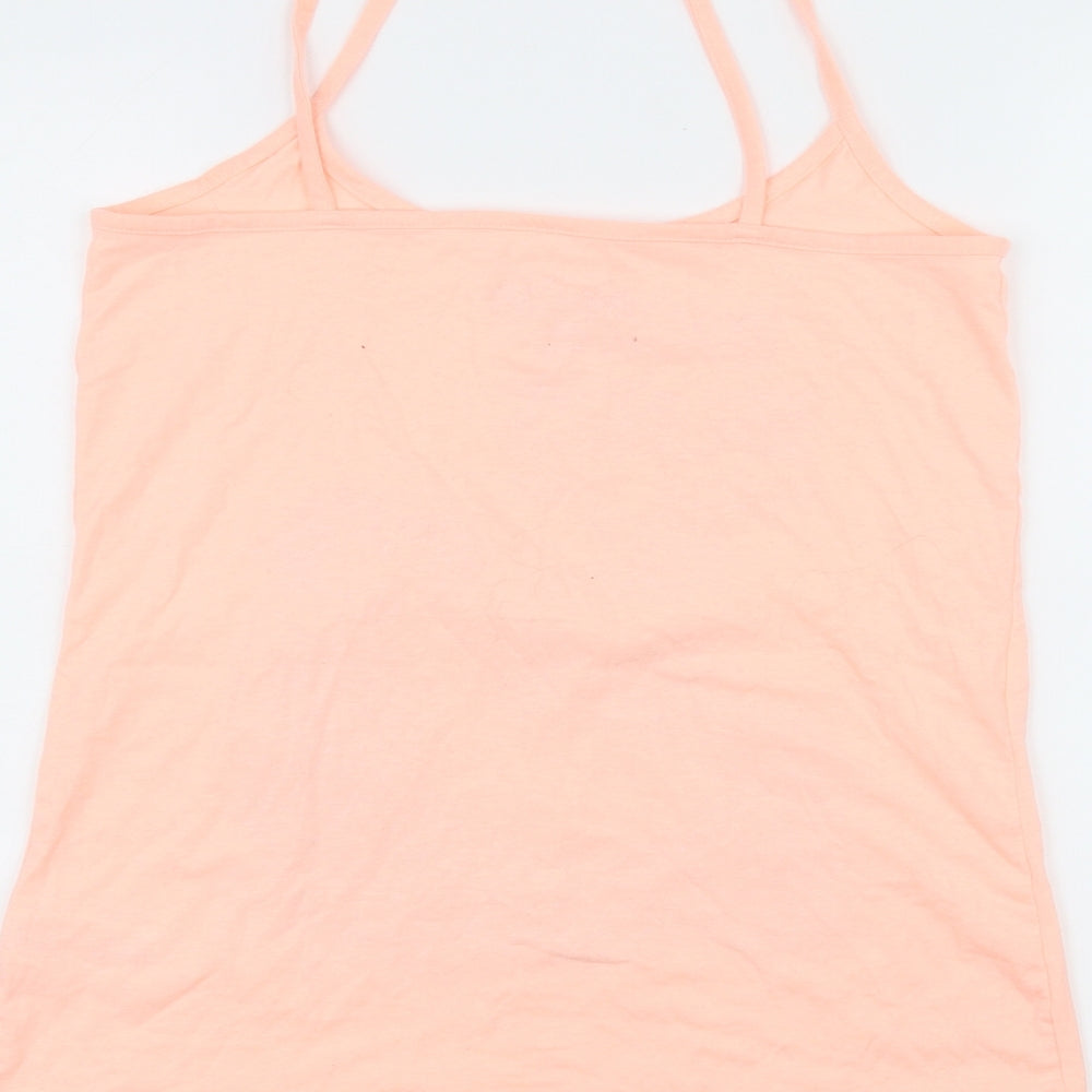 Womens UK Size S Disney Pink Basic Tank