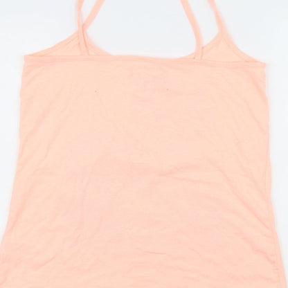 Womens UK Size S Disney Pink Basic Tank