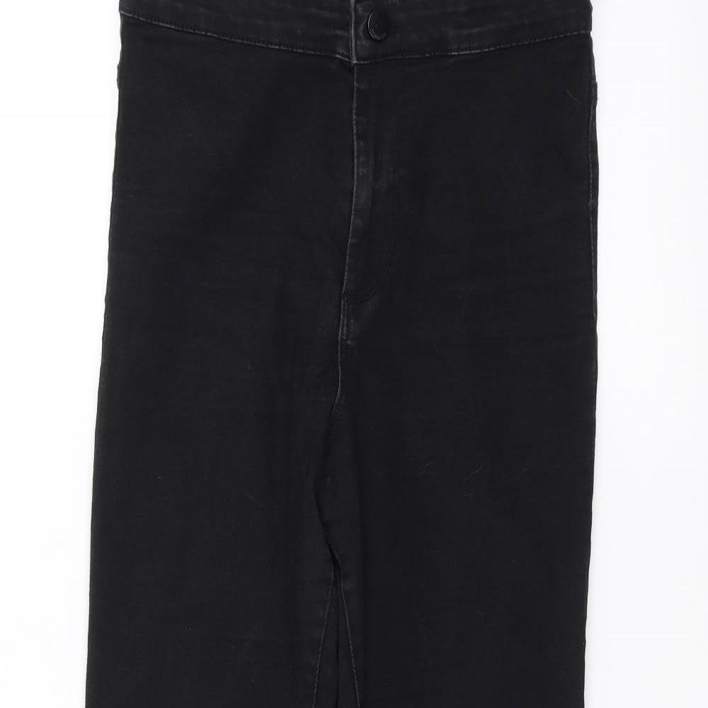 Denim & Co. Womens Black  Denim Skinny Jeans Size 12 L25 in