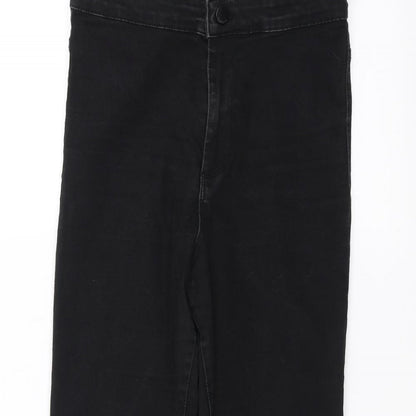 Denim & Co. Womens Black  Denim Skinny Jeans Size 12 L25 in