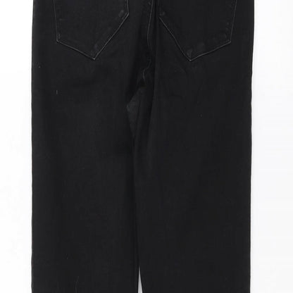 Denim & Co. Womens Black  Denim Skinny Jeans Size 12 L25 in