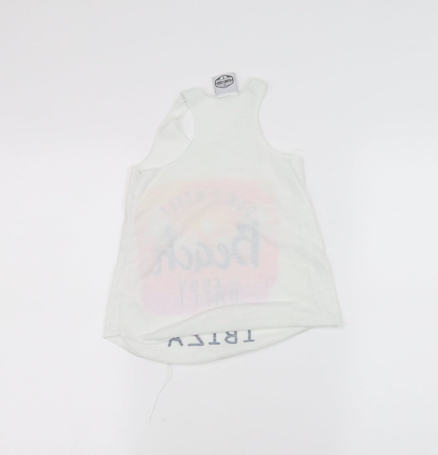 planet zoo Girls White   Basic Tank Size 4 Years