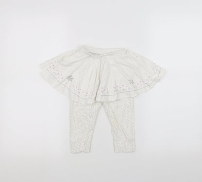 Cutey Couture Baby White   Babygrow One-Piece Size 18 Months