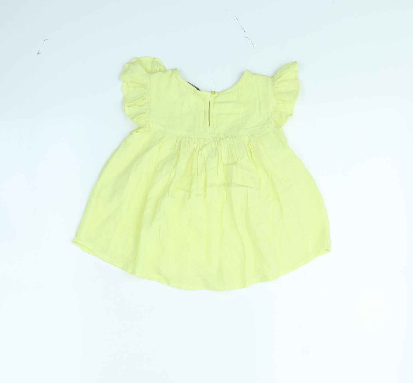 Evie Girls Yellow   Basic Blouse Size 2 Years