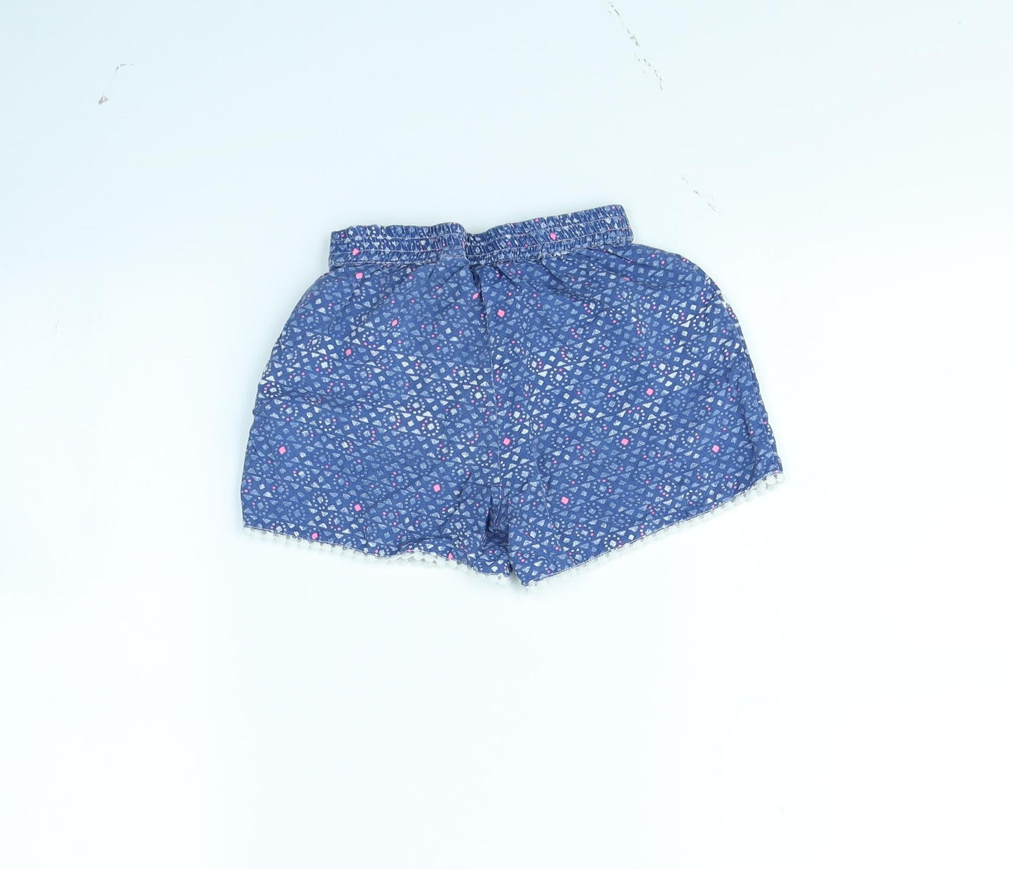 Manta Ray Girls Blue Spotted  Bermuda Shorts Size 3 Years