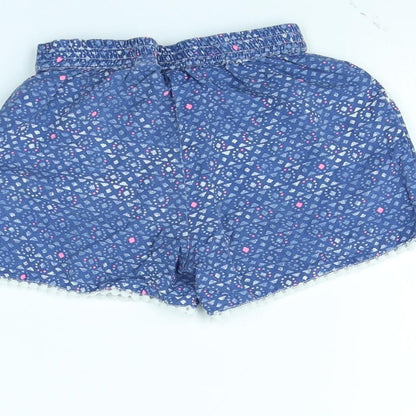 Manta Ray Girls Blue Spotted  Bermuda Shorts Size 3 Years