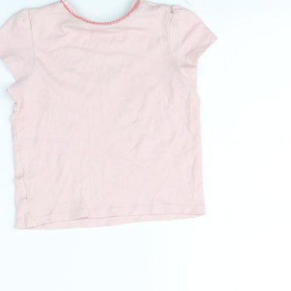 Mini Club Girls Pink   Basic T-Shirt Size 3 Years  - Flamingo