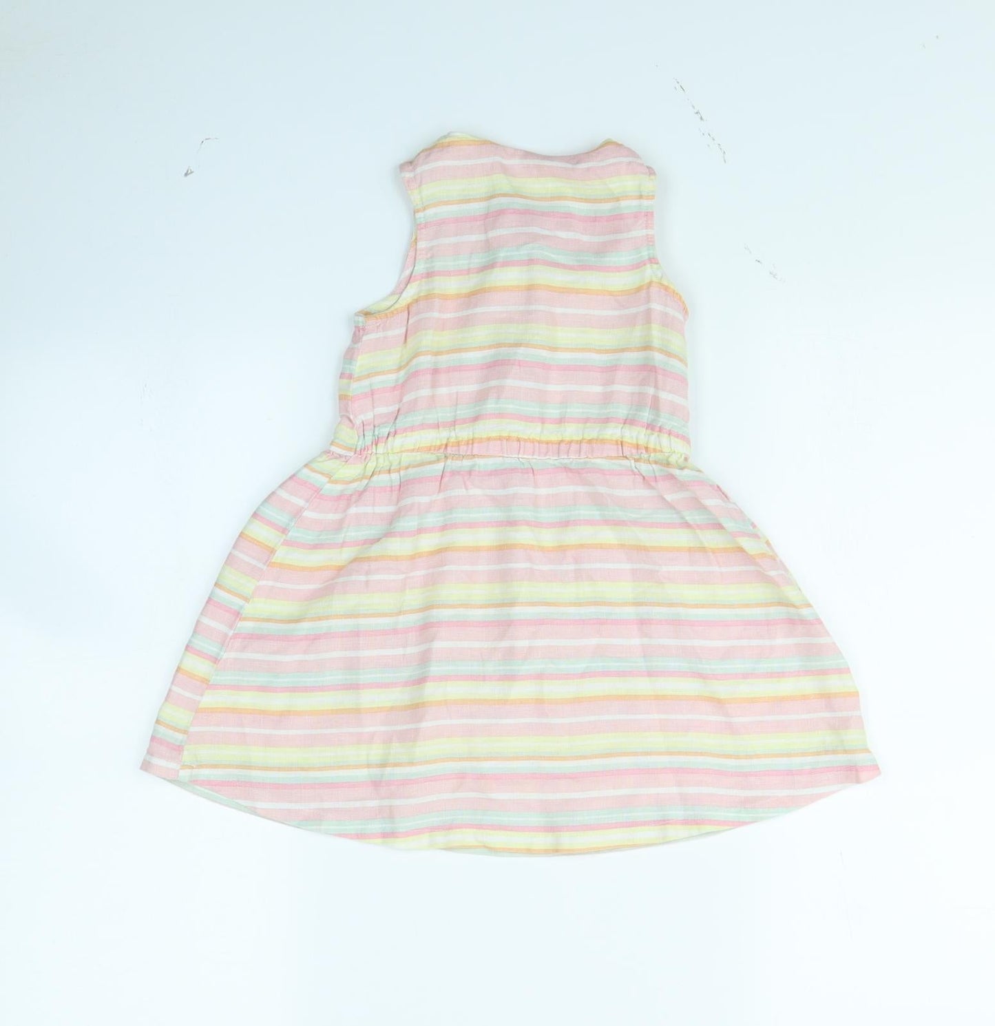 Nutmeg Girls Multicoloured Striped  Fit & Flare  Size 2 Years