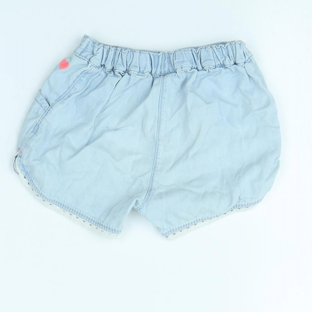 TU Girls Blue   Cut-Off Shorts Size 2 Years