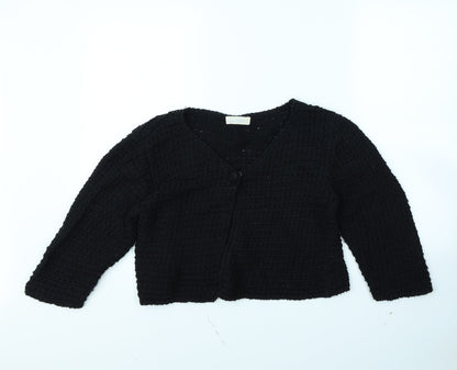 Womens UK Size S Preworn Black Jacket