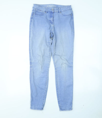 NEXT Womens Blue   Skinny Jeans Size 10 L30 in