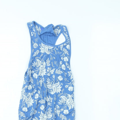 Womens UK Size 8 NEXT Blue Basic T-Shirt