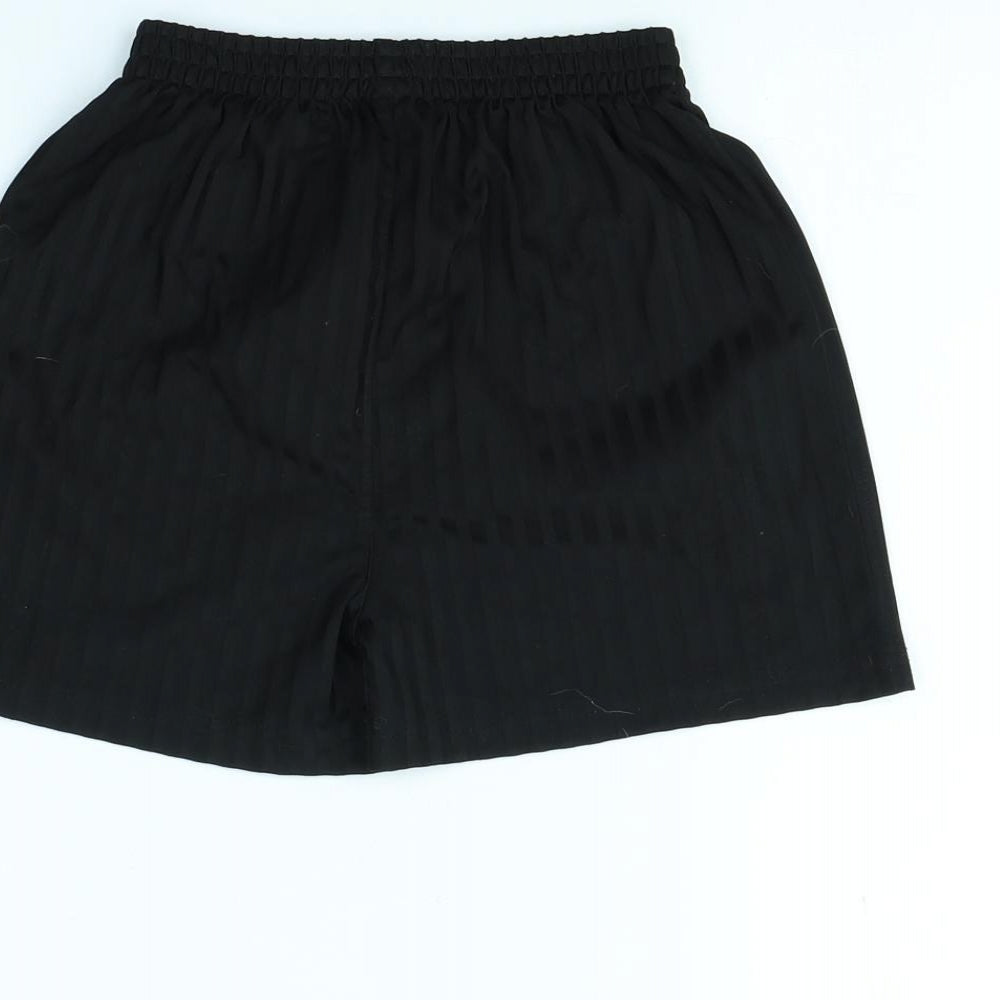 pep & co Boys Black   Sweat Shorts Size 7 Years