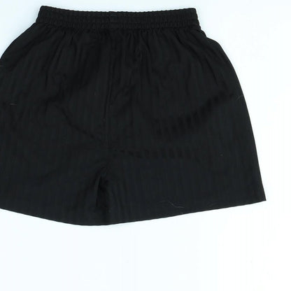 pep & co Boys Black   Sweat Shorts Size 7 Years