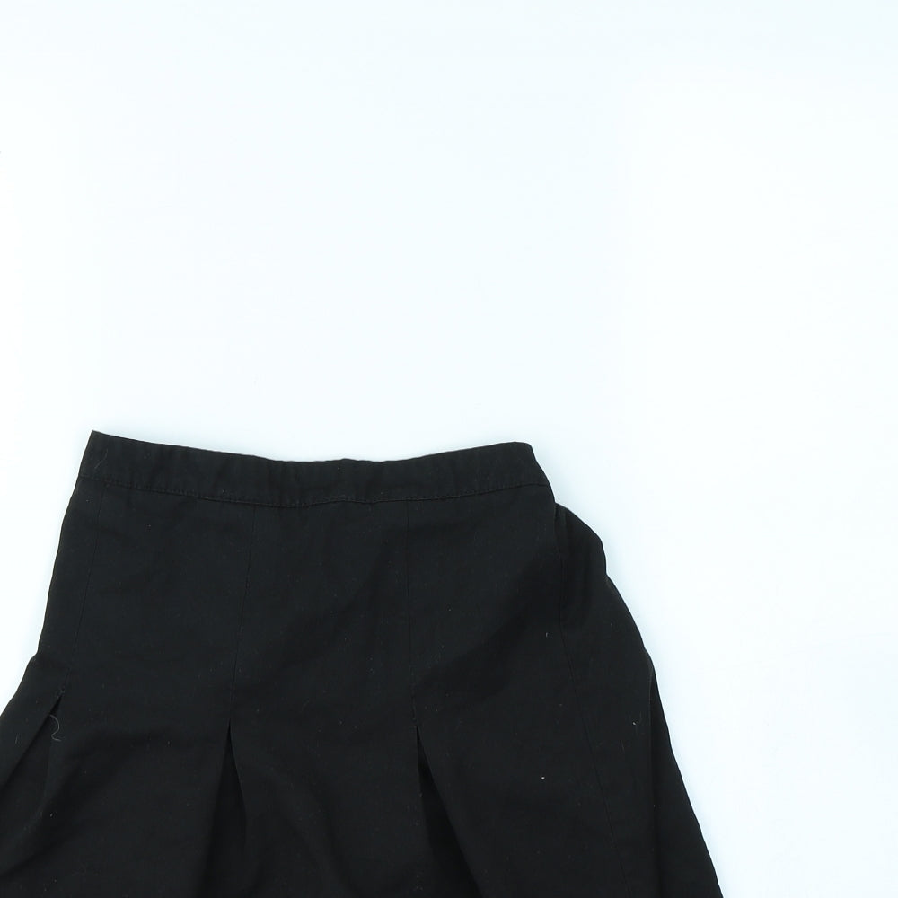 Preworn Girls Black   Flare Skirt Size 11 Years