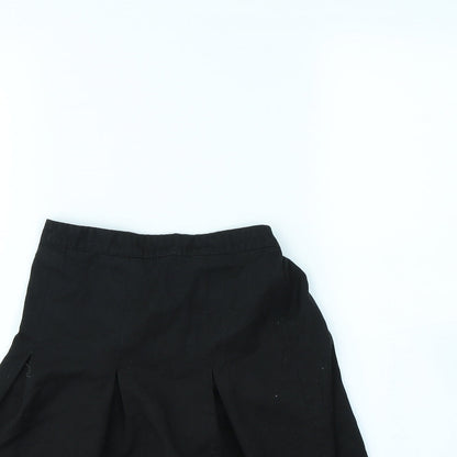 Preworn Girls Black   Flare Skirt Size 11 Years