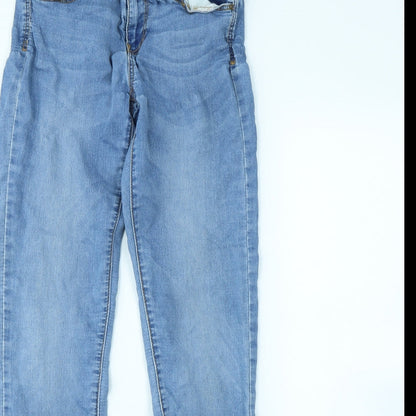 Denim & Co. Womens Blue   Straight Jeans Size 12 L29 in