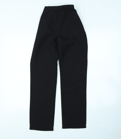 Preworn Boys Black   Dress Pants Trousers Size 12 Years