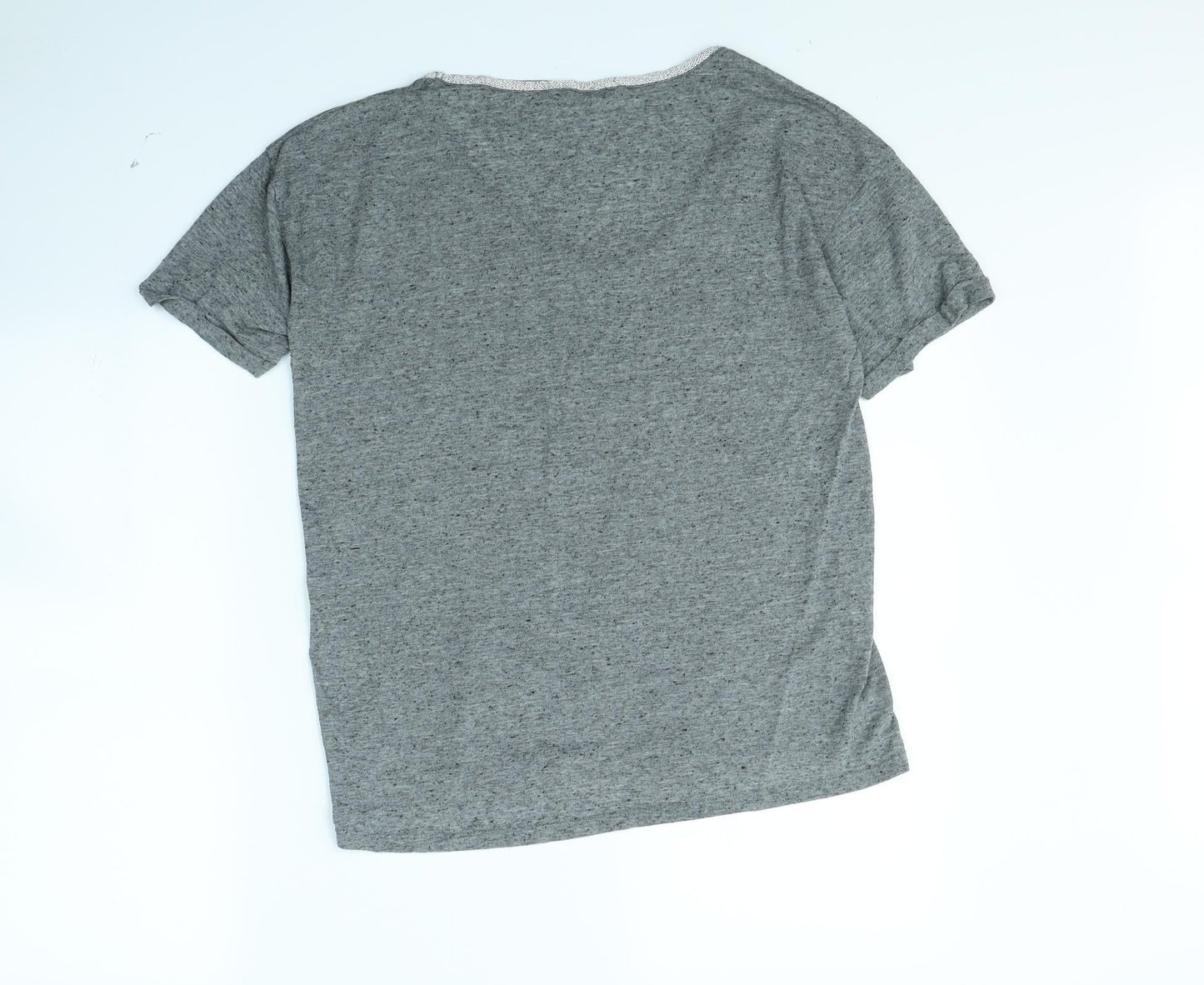 Womens UK Size L Oasis Grey Basic T-Shirt