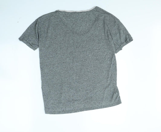 Womens UK Size L Oasis Grey Basic T-Shirt