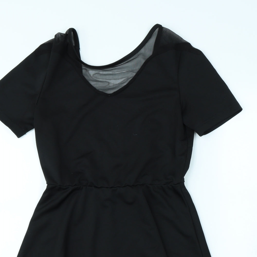 Glamorous Womens Black   Fit & Flare  Size 10