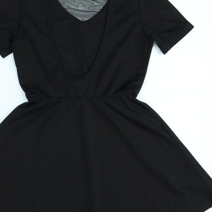 Glamorous Womens Black   Fit & Flare  Size 10