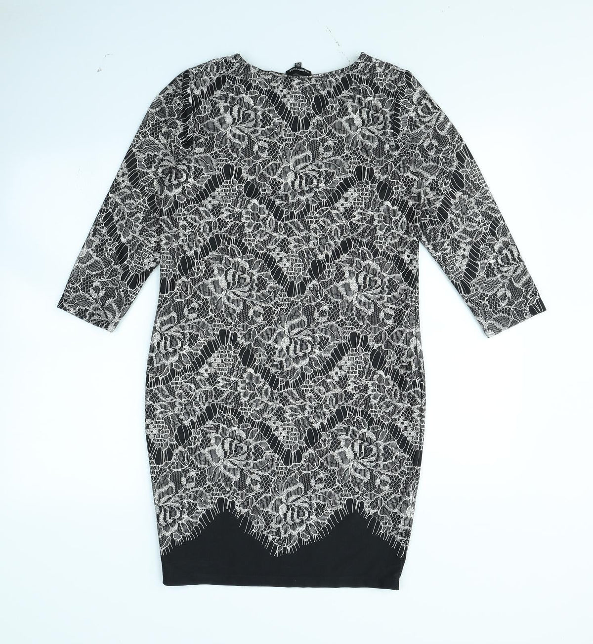 Warehouse Womens Black   Shift  Size 8