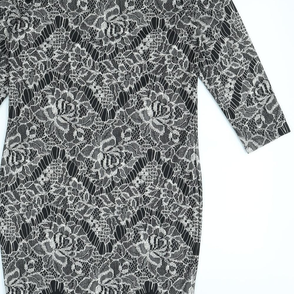 Warehouse Womens Black   Shift  Size 8