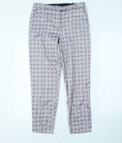Womens UK Size 10 Topshop Regular Fit  Multicoloured Trousers