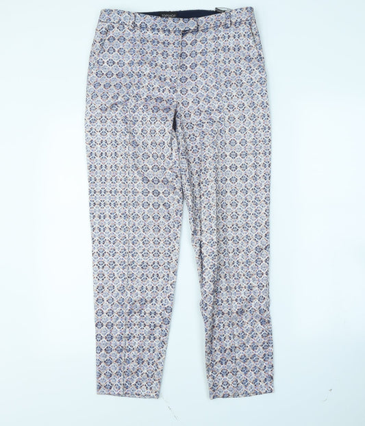 Womens UK Size 10 Topshop Regular Fit  Multicoloured Trousers