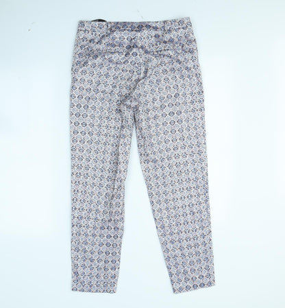 Womens UK Size 10 Topshop Regular Fit  Multicoloured Trousers