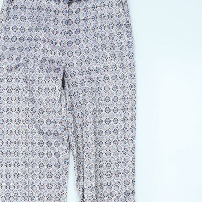 Womens UK Size 10 Topshop Regular Fit  Multicoloured Trousers