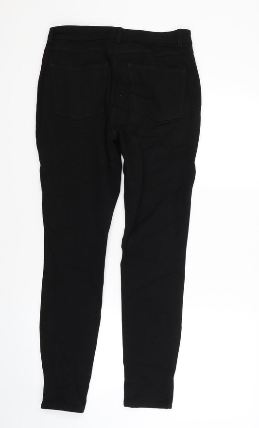 Womens UK Size 10 H&M Regular Fit  Black Trousers
