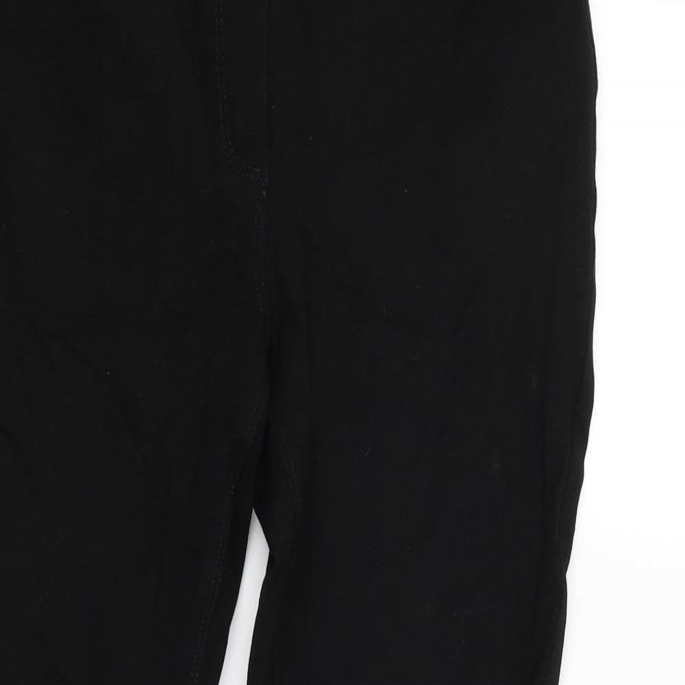 Womens UK Size 10 H&M Regular Fit  Black Trousers