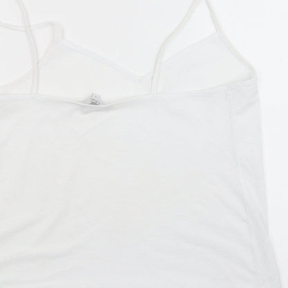 Womens UK Size 14 NEXT White Basic Tank