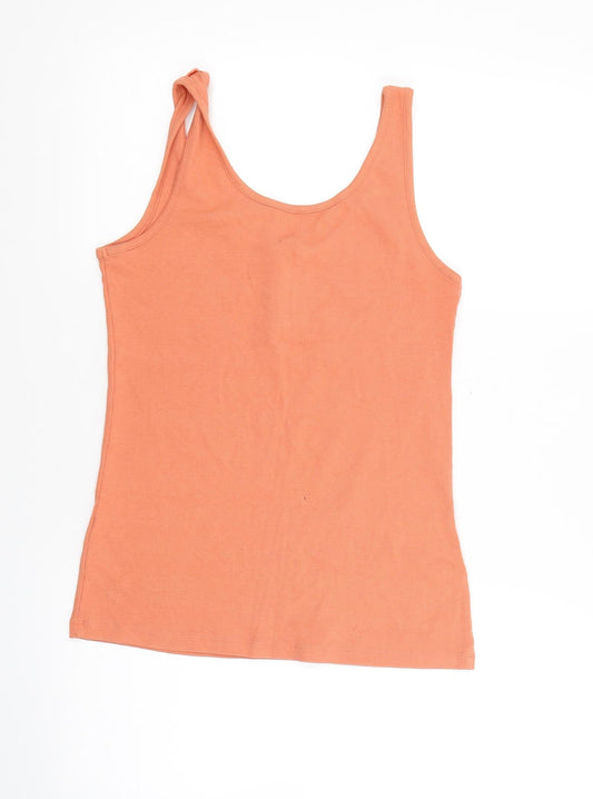 F&F Womens Orange   Basic Tank Size 14