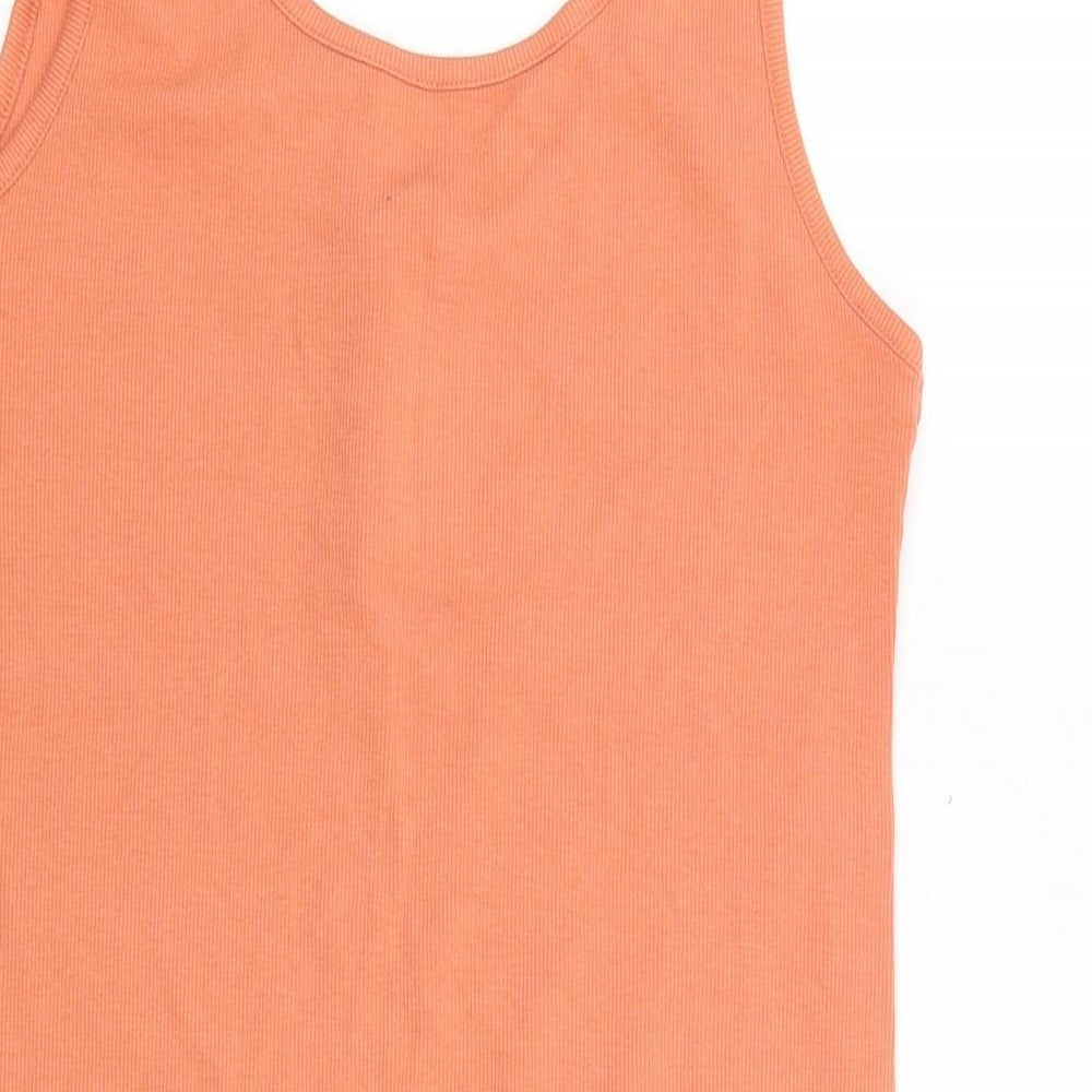 F&F Womens Orange   Basic Tank Size 14