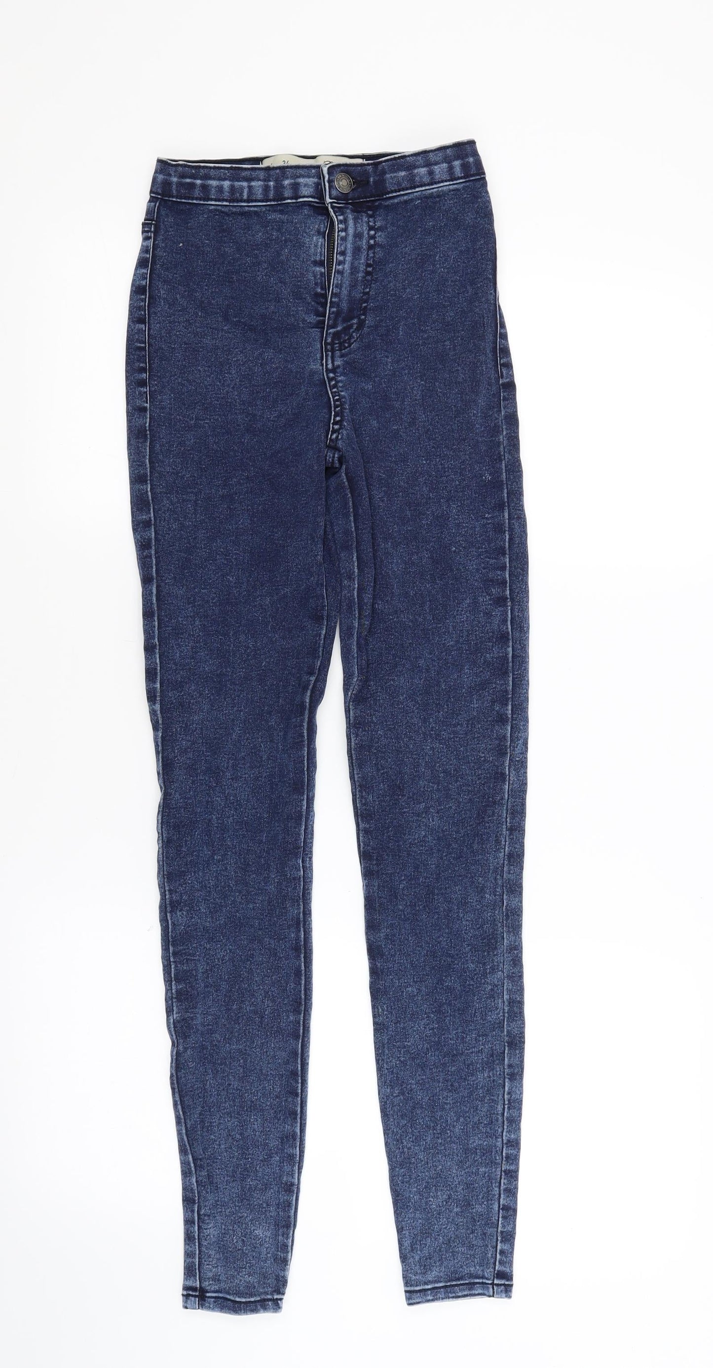 Womens UK Size 6 Denim Regular Fit Skinny Blue Jeans