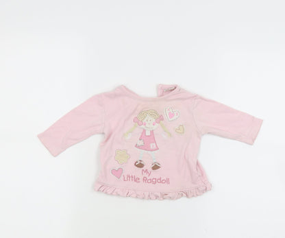 Cherokee Girls Pink   Basic T-Shirt   - MY LITTLE RAGDOLL