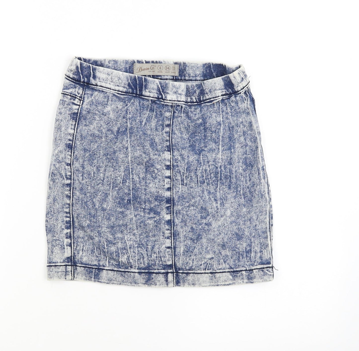 Womens UK Size 6 Denim Co Straight & Pencil  Skirt