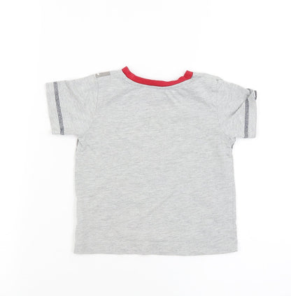 snooze Boys Grey   Basic T-Shirt Size 9-12 Months