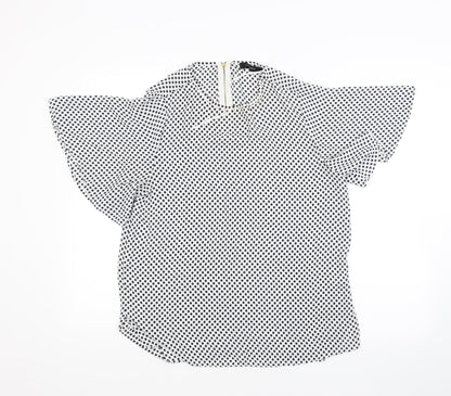 Atmosphere Womens White   Basic Blouse Size 12