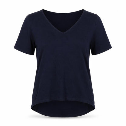 Womens UK Size 8 I SAW IT FIRST Blue Basic T-Shirt