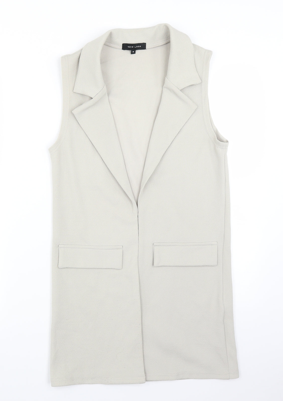 New Look Womens Grey   Jacket Blazer Size 8