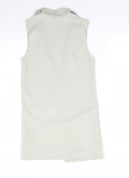 New Look Womens Grey   Jacket Blazer Size 8