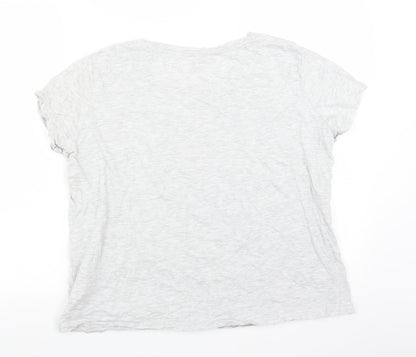 F&F Womens Grey   Basic T-Shirt Size 20
