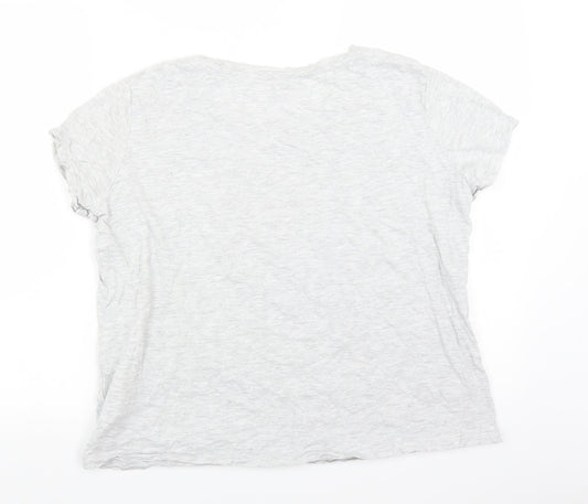 F&F Womens Grey   Basic T-Shirt Size 20